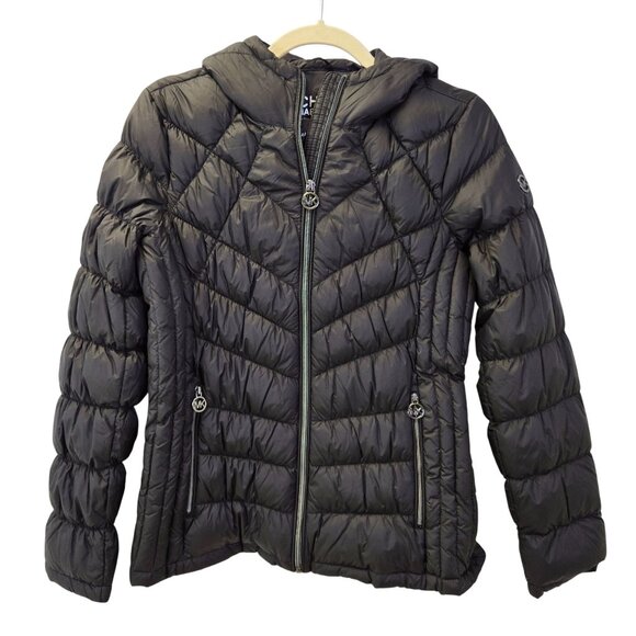 Michael Michael Kors Down Filled Packable Puffer Jacket Size Small - Picture 1 of 7